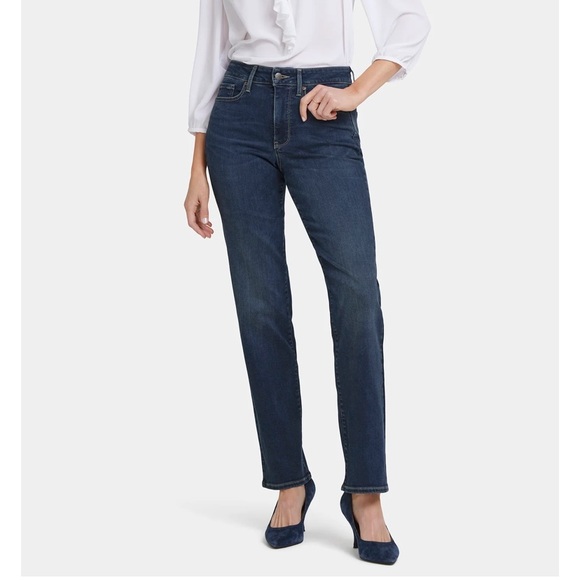 NYDJ Marilyn Straight Jeans Size 6P - Picture 1 of 11